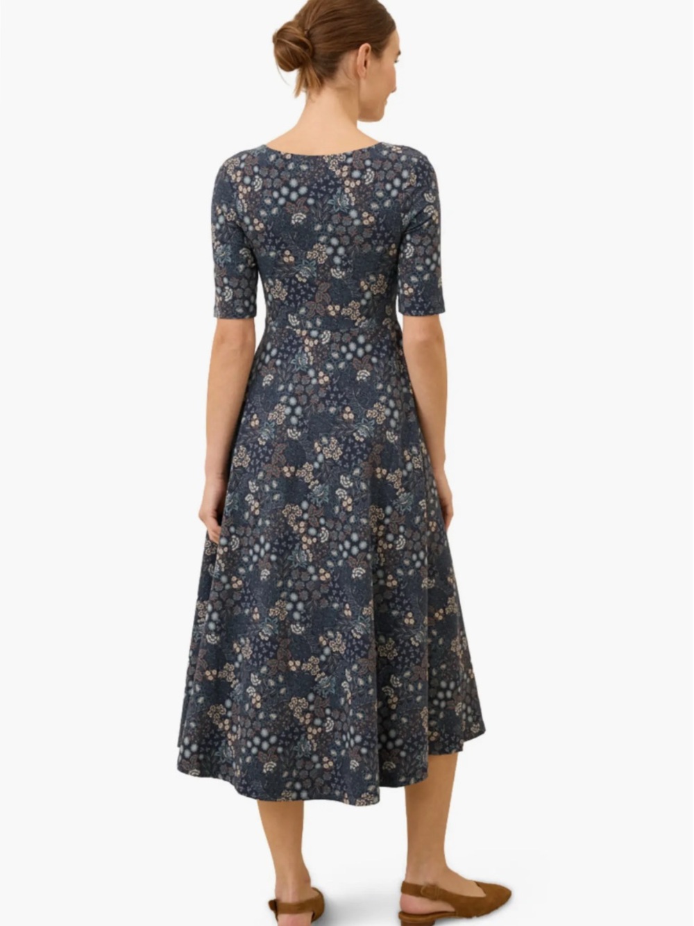 Pact Fit & Flare Signature Scoop Dress - Picture 2 of 10
